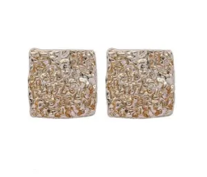 Square Shaped Stud Earrings