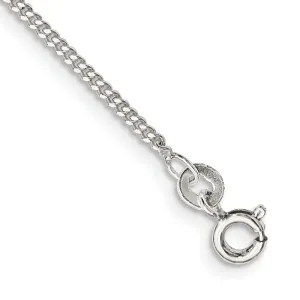 Sterling Silver 1.5mm Curb Chain Bracelet