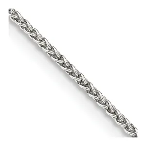 Sterling Silver 1.5mm Round Spiga Chain Necklace