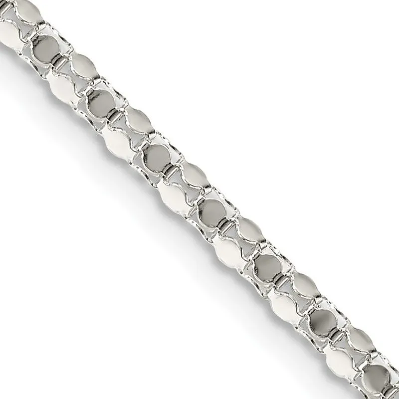 Sterling Silver 2.5mm Popcorn Chain Necklace