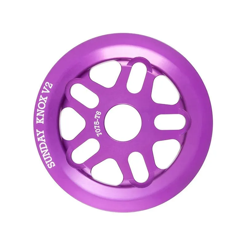 Sunday BMX Knox V2 Anodized Purple 28T Sprocket