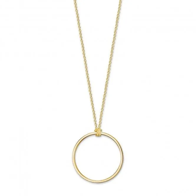 Thomas Sabo Gold Long Minimal Charm Necklace X0252-413-39