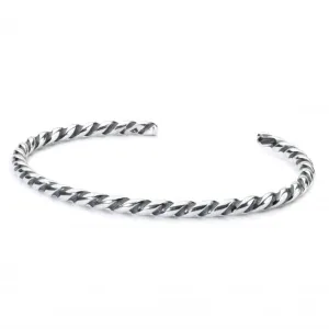 Trollbeads Twisted Silver Bangle TAGBA-00006